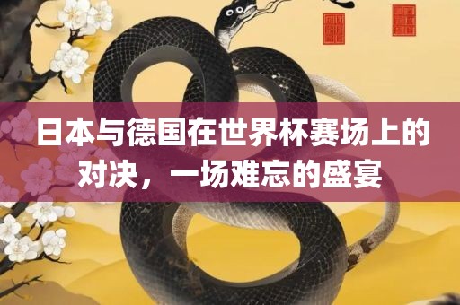 日本与德国在世界杯赛场上的对决，一场难忘的盛宴