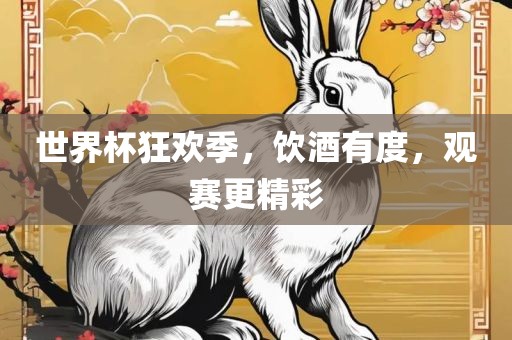 世界杯狂欢季，饮酒有度，观赛更精彩
