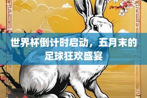 世界杯倒计时启动，五月末的足球狂欢盛宴