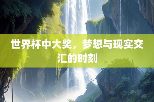 世界杯中大奖，梦想与现实交汇的时刻