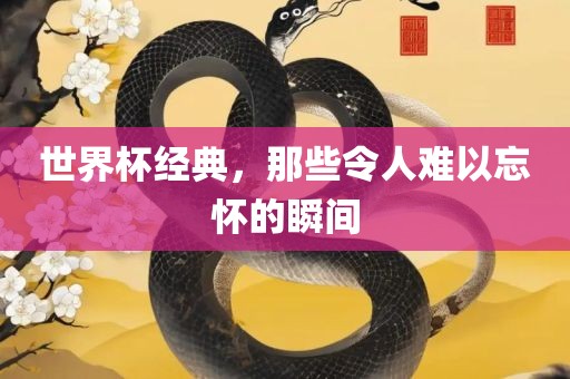 世界杯经典，那些令人难以忘怀的瞬间
