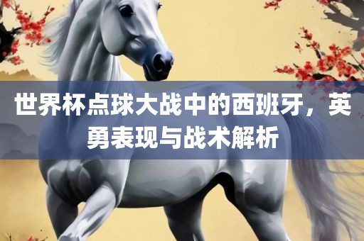 世界杯点球大战中的西班牙，英勇表现与战术解析