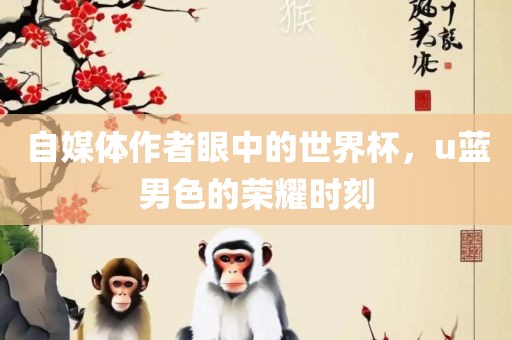 自媒体作者眼中的世界杯，u蓝男色的荣耀时刻