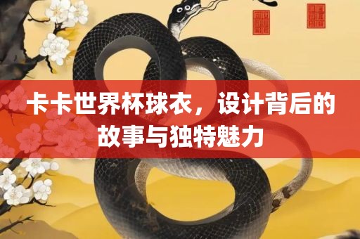 卡卡世界杯球衣，设计背后的故事与独特魅力