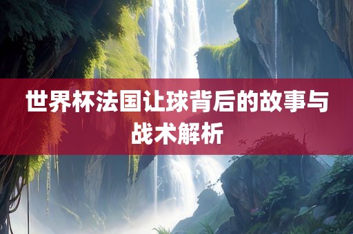 世界杯法国让球背后的故事与战术解析
