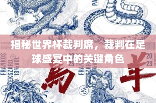 揭秘世界杯裁判席，裁判在足球盛宴中的关键角色