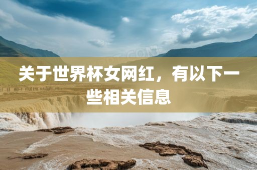 关于世界杯女网红，有以下一些相关信息