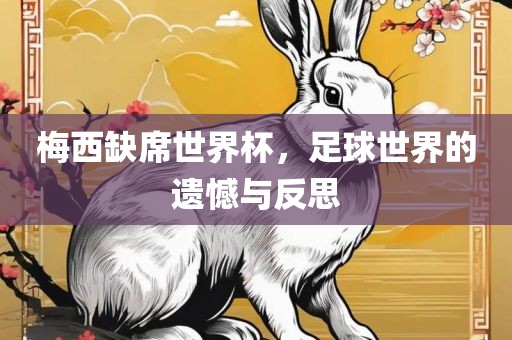 梅西缺席世界杯，足球世界的遗憾与反思