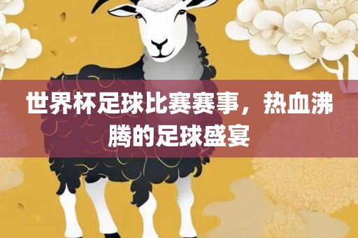 世界杯足球比赛赛事，热血沸腾的足球盛宴