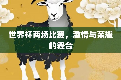 世界杯两场比赛，激情与荣耀的舞台