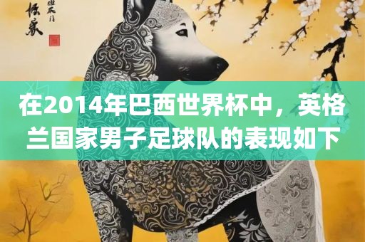 在2014年巴西世界杯中，英格兰国家男子足球队的表现如下