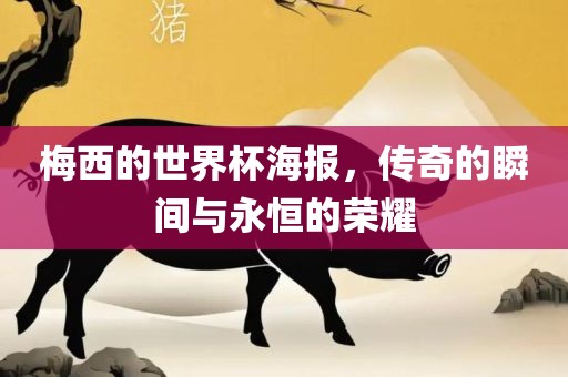 梅西的世界杯海报，传奇的瞬间与永恒的荣耀