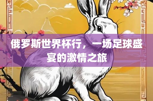 俄罗斯世界杯行，一场足球盛宴的激情之旅