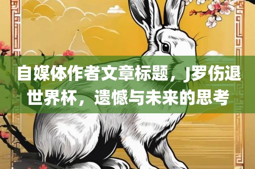 自媒体作者文章标题，J罗伤退世界杯，遗憾与未来的思考