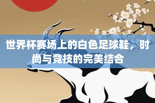 世界杯赛场上的白色足球鞋，时尚与竞技的完美结合