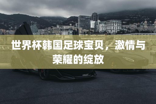 世界杯韩国足球宝贝，激情与荣耀的绽放吉安市靖泰电力工程有限公司