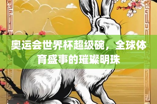 奥运会世界杯超级碗，全球体育盛事的璀璨明珠吉安市靖泰电力工程有限公司