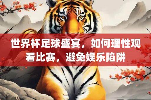 世界杯足球盛宴，如何理性观看比赛，避免娱乐陷阱