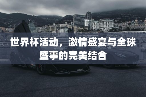 世界杯活动，激情盛宴与全球盛事的完美结合