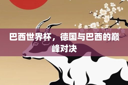 巴西世界杯，德国与巴西的巅峰对决
