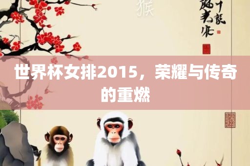 世界杯女排2015，荣耀与传奇的重燃