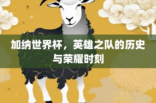 加纳世界杯，英雄之队的历史与荣耀时刻