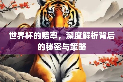 世界杯的赔率，深度解析背后的秘密与策略