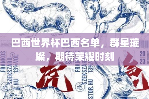 巴西世界杯巴西名单，群星璀璨，期待荣耀时刻