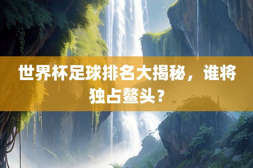 世界杯足球排名大揭秘，谁将独占鳌头？