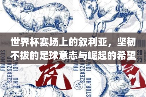 世界杯赛场上的叙利亚，坚韧不拔的足球意志与崛起的希望