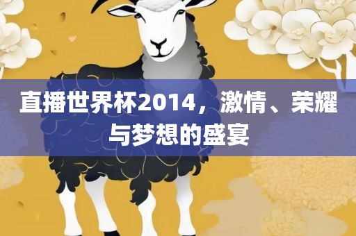 直播世界杯2014，激情、荣耀与梦想的盛宴