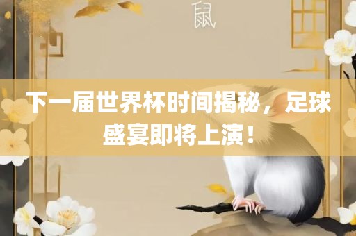 下一届世界杯时间揭秘，足球盛宴即将上演！