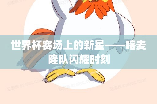 世界杯赛场上的新星——喀麦隆队闪耀时刻