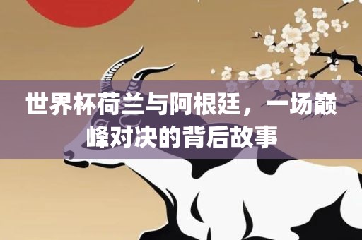世界杯荷兰与阿根廷，一场巅峰对决的背后故事