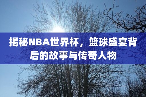 揭秘NBA世界杯，篮球盛宴背后的故事与传奇人物