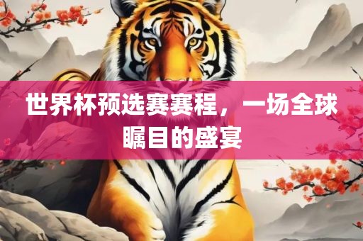 世界杯预选赛赛程，一场全球瞩目的盛宴
