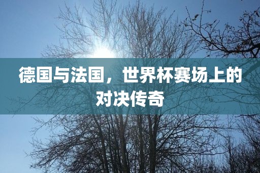 德国与法国，世界杯赛场上的对决传奇