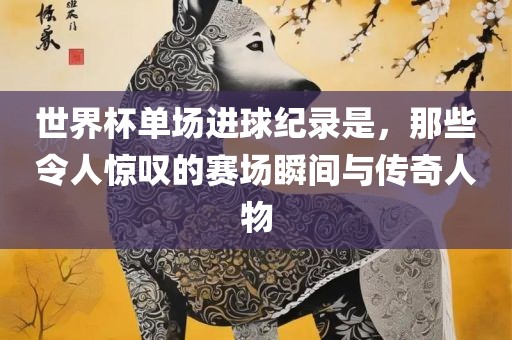 世界杯单场进球纪录是，那些令人惊叹的赛场瞬间与传奇人物