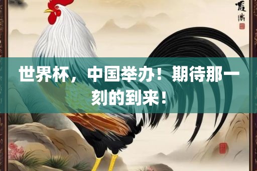 世界杯，中国举办！期待那一刻的到来！