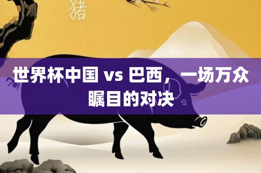 世界杯中国 vs 巴西，一场万众瞩目的对决