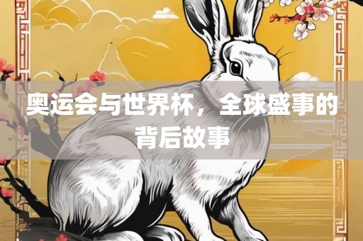 奥运会与世界杯，全球盛事的背后故事