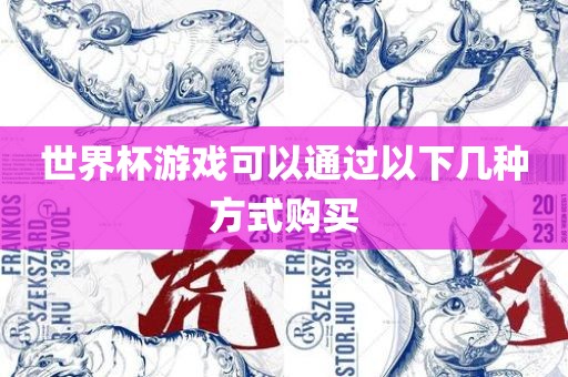 世界杯游戏可以通过以下几种方式购买吉安市靖泰电力工程有限公司
