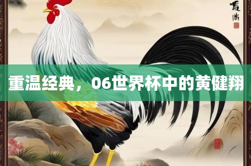 重温经典，06世界杯中的黄健翔