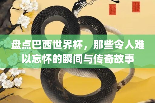 盘点巴西世界杯，那些令人难以忘怀的瞬间与传奇故事