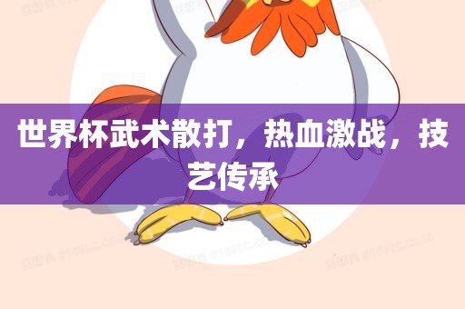 世界杯武术散打，热血激战，技艺传承
