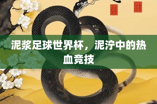 泥浆足球世界杯，泥泞中的热血竞技