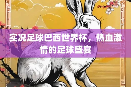 实况足球巴西世界杯，热血激情的足球盛宴