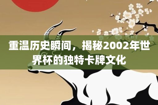 重温历史瞬间，揭秘2002年世界杯的独特卡牌文化
