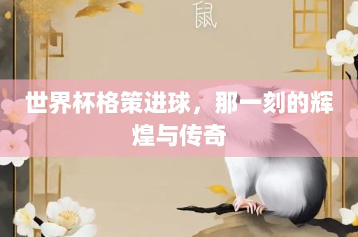 世界杯格策进球，那一刻的辉煌与传奇
