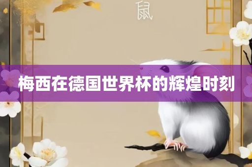 梅西在德国世界杯的辉煌时刻